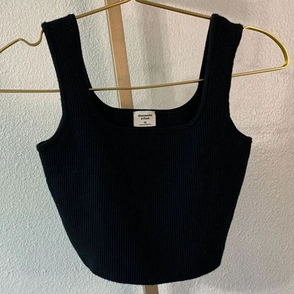 Abercrombie & Fitch Tops - Abercrombie & Fitch Midnight Ribbed Tank Top-Size XS